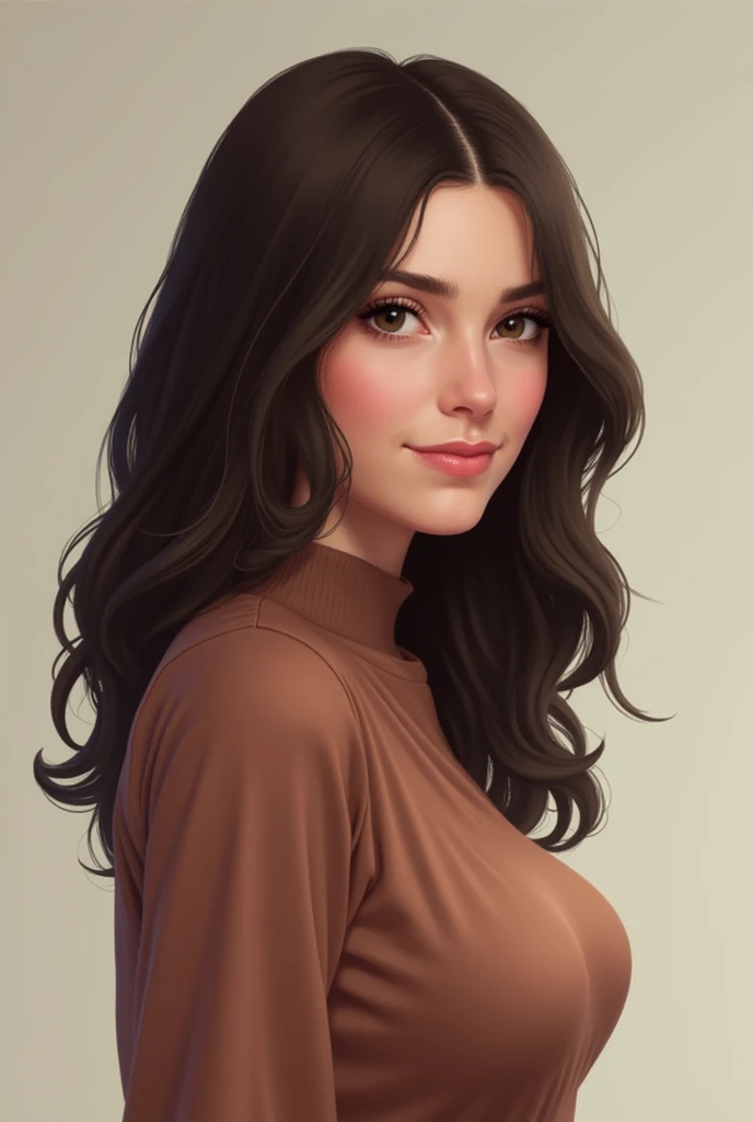 It's not. Keep the original file I gave you intact. Just fill in the top part of the girl's hair.
