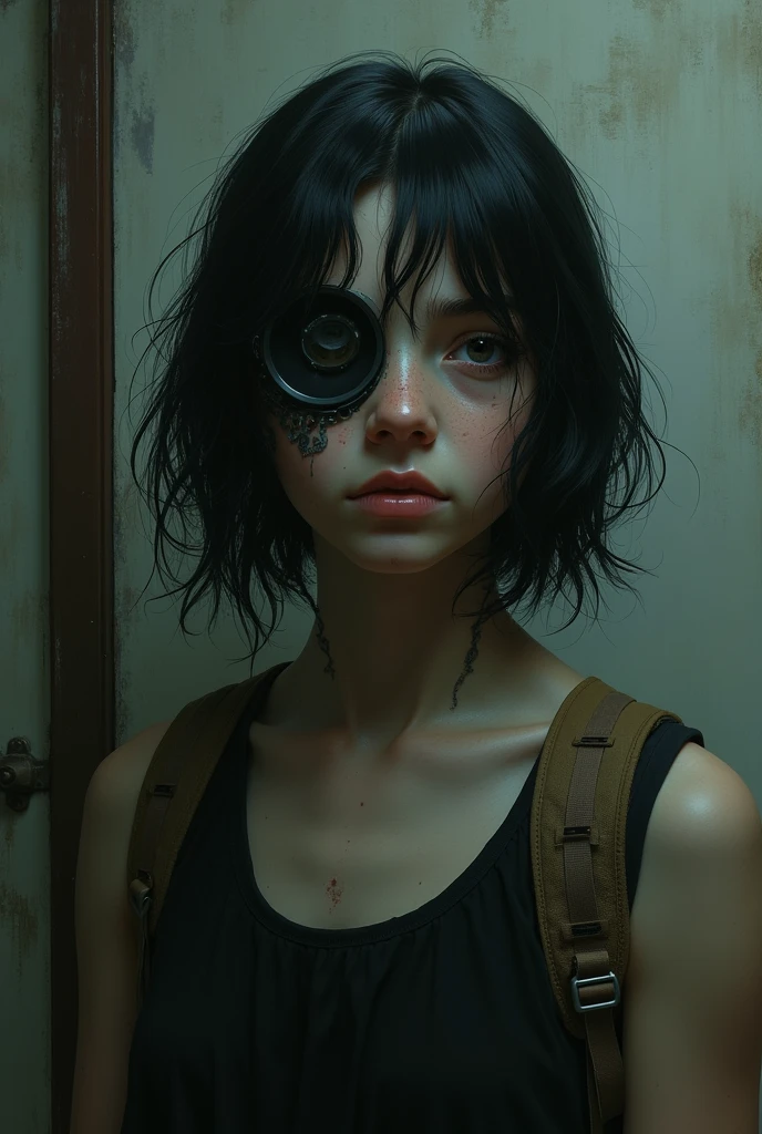 Create an image of the character sally face