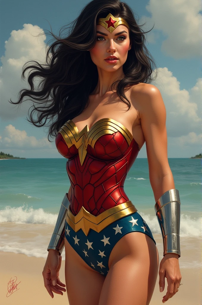 wonder woman nude