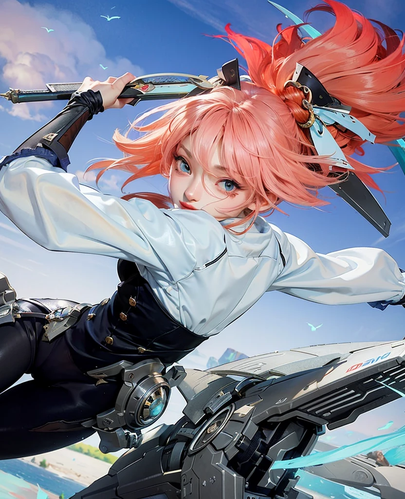 a close up of a 4 girls  ,pink hair , big booobs ,  shadowbringers cinematic, 4 k detail fantasy, a beautiful fantasy empress, game cg, xianxia fantasy, xianxia hero, 2. 5 d cgi anime fantasy artwork, cinematic goddess close shot, ruan jia and artgerm, wow 4 k detail fantasy, hyper-detailed fantasy character, high definition, hyper- detailed,perfect, fantastic, detailed facial and body skin texture, detailed vagina (pussy),Honor of king,HOK.