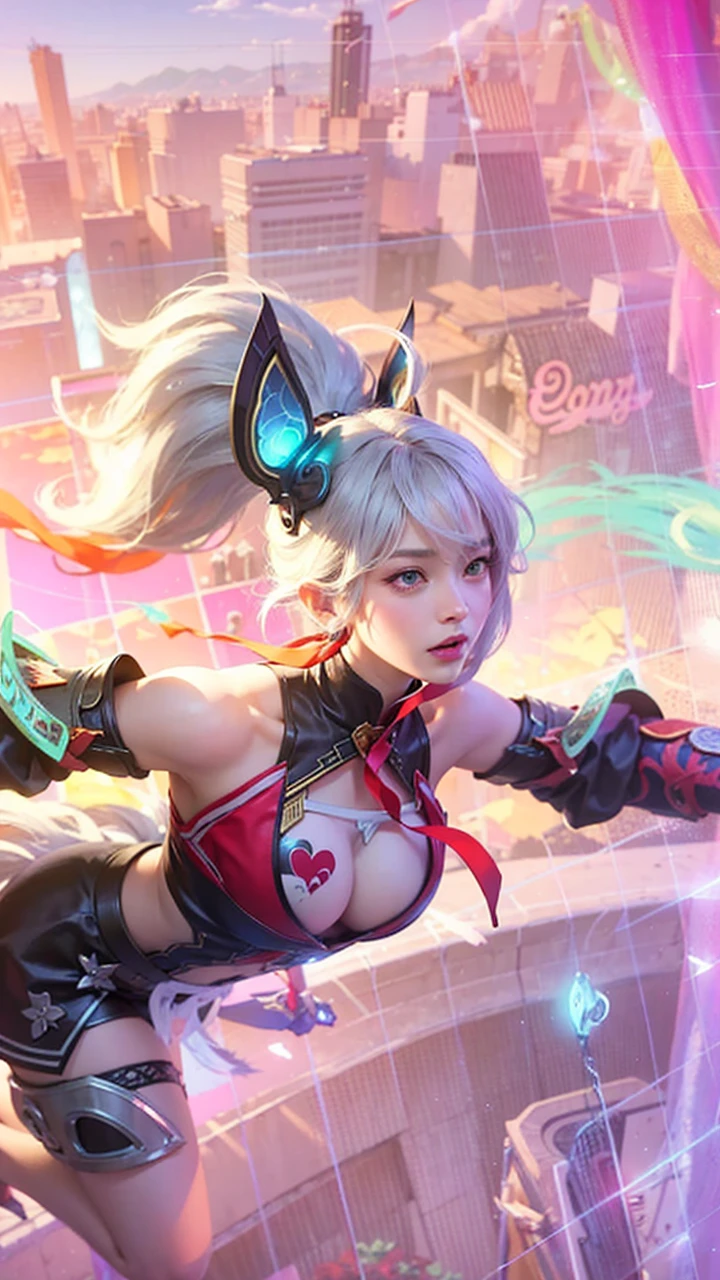 a close up of a 4 girls ,pink hair , big booobs , shadowbringers cinematic, 4 k detail fantasy, a beautiful fantasy empress, game cg, xianxia fantasy, xianxia hero, 2. 5 d cgi anime fantasy artwork, cinematic goddess close shot, ruan jia and artgerm, wow 4 k detail fantasy, hyper-detailed fantasy character, high definition, hyper- detailed,perfect, fantastic, detailed facial and body skin texture, detailed vagina (pussy),Honor of king,HOK.