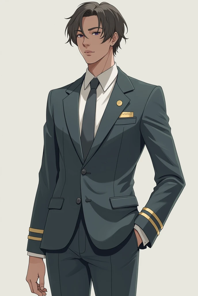 School uniform for people with powers , customized for someone who has to do with manipulating the density of things without being futuristic