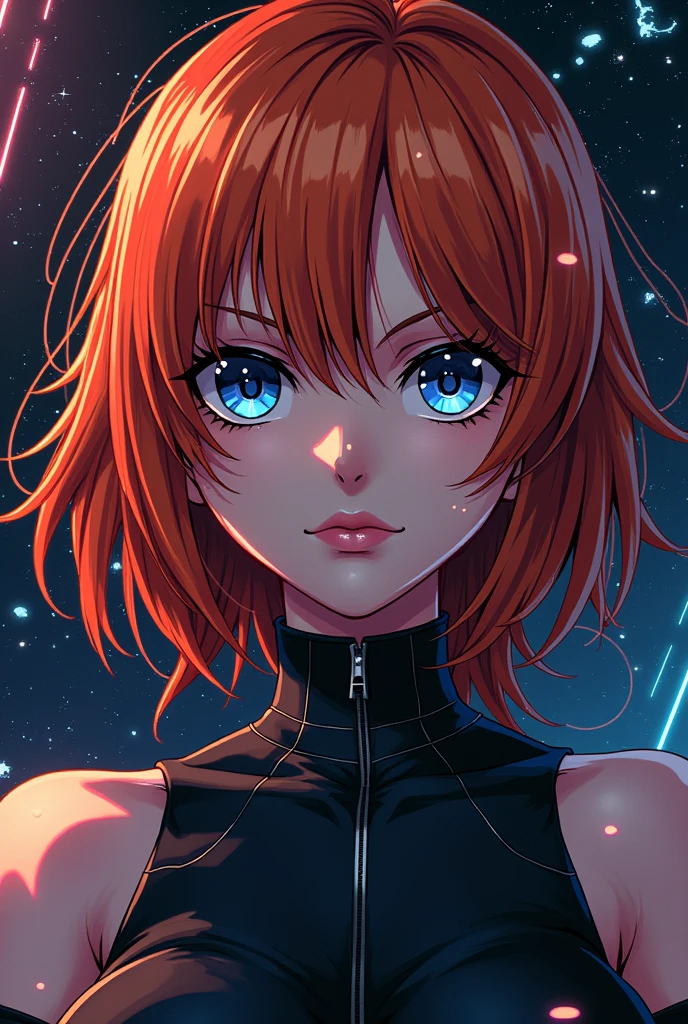 anime girl  from one piece :nami  ; pixel art, in style of pixelart, 8bit, cyberpunk, digital art,
wireframe mesh, high contrast, dark background, retrofuturistic, space
glowing neon lights, close up, portrait