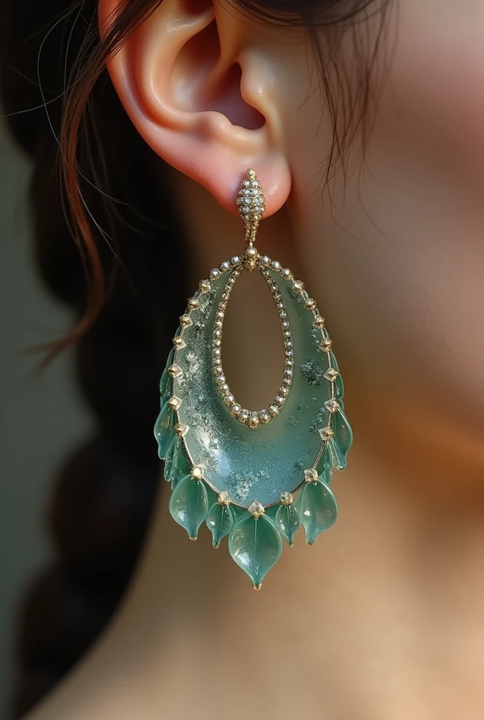 Make resin earing