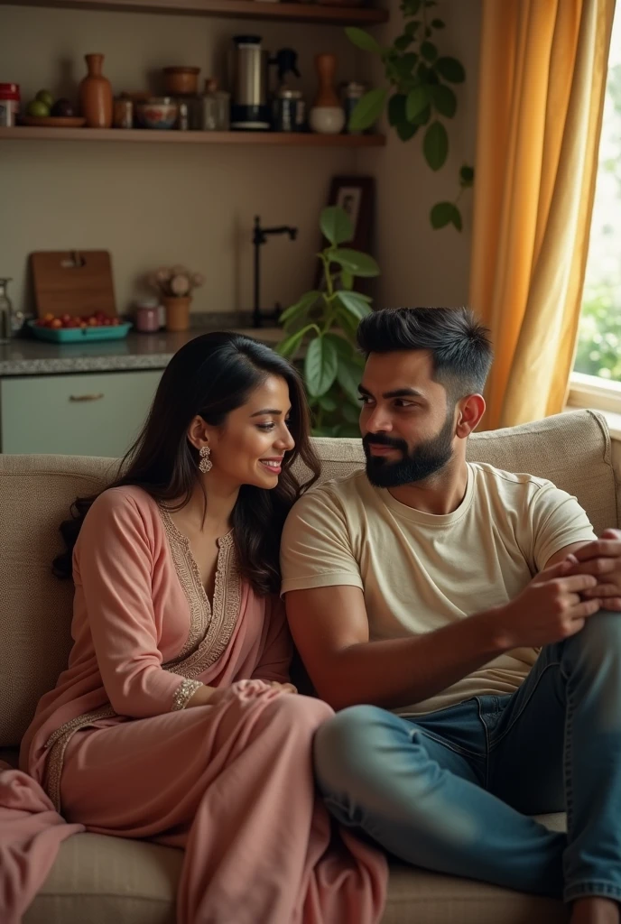 Virat kohli and anushka sharma living in middle class family 