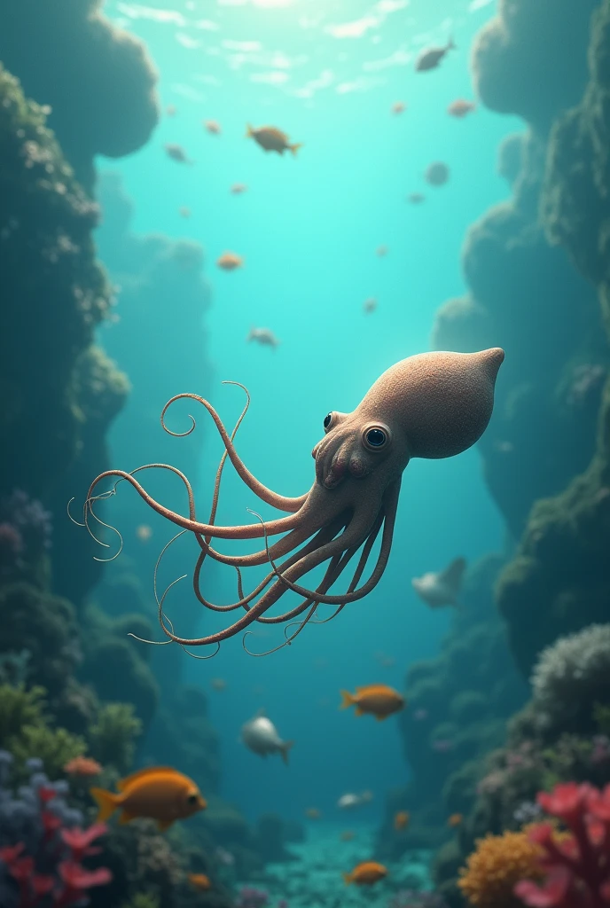 Lazy squid