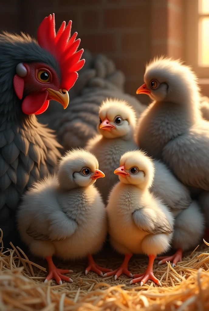 Brahma chicks