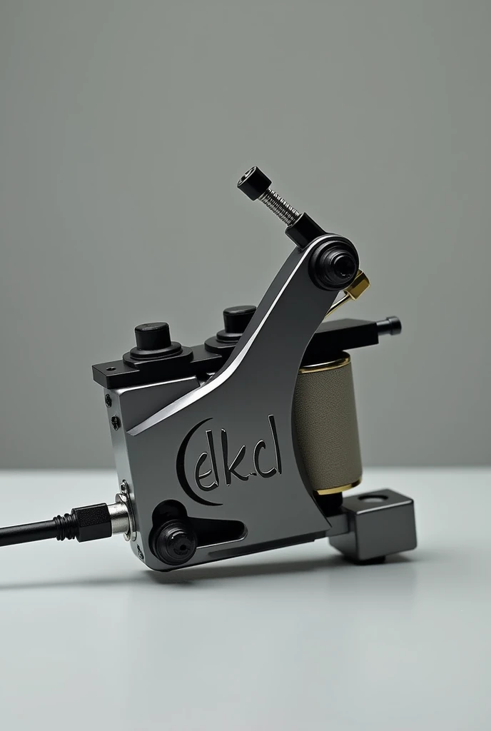 Tattoo machine with name ekcil 