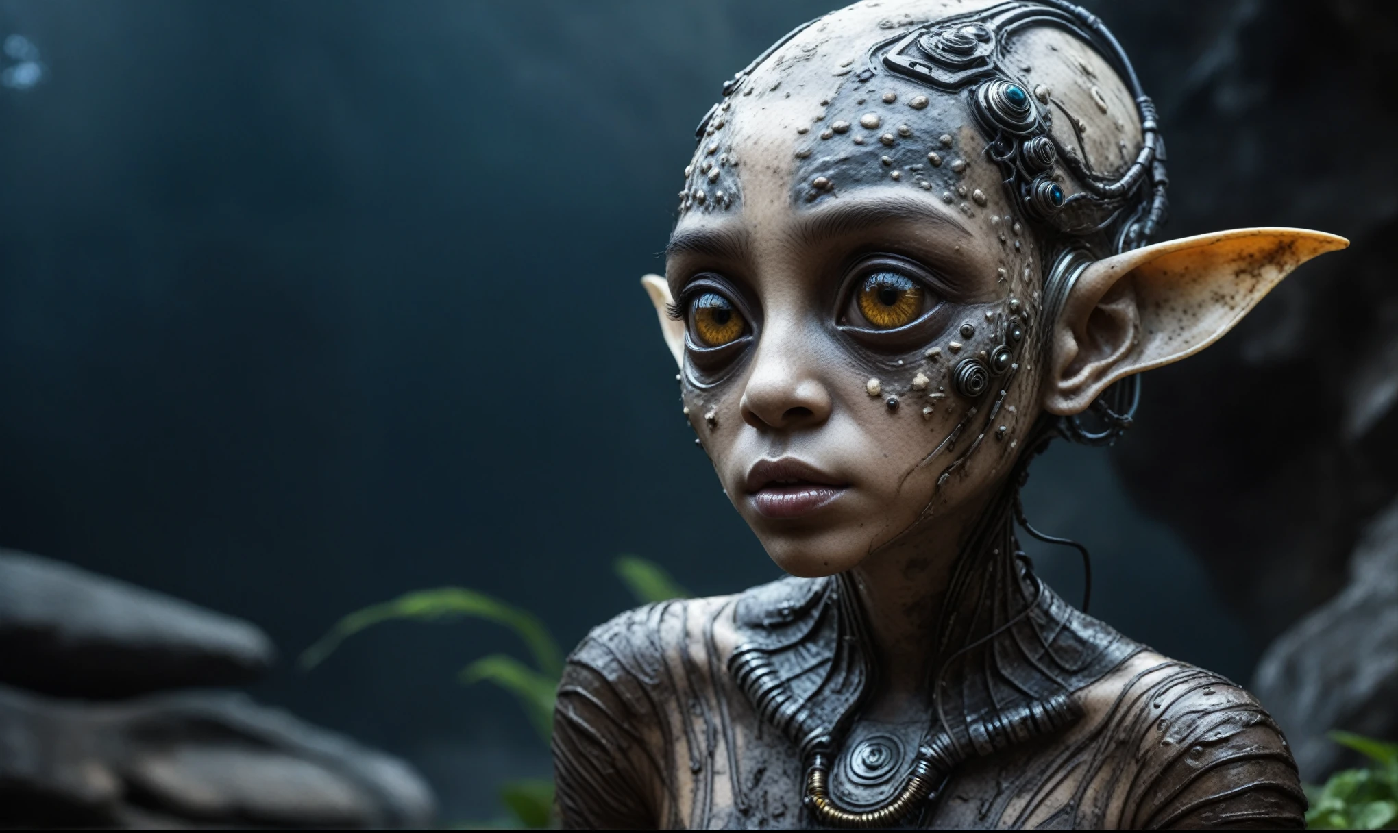 10yo,full body shot,beggar deep niobium paladium The Alien Entity,native italian babychild, wants eat,survival in criminal city of future, Technicolor,natural skin textures, hyper realism, hyper detailed,Extremely detailed,High contrast,Masterpiece,Realistic,Ultra Detailed, intricate details,realistic humid leather,extremly intricate,Epic Realistic, cinematic style,irina yermolova,high contrast,hdr,extremely detailed, deep night landscape,masterpiece,intricate details,faded,eyes extremely detailed, high detailed eyes,8k resolution,RAW,retina, Nikon Z9,China,orc,Li River in Guangxi Zhuang of China,tkt style, pointed ears,perfect, Elf,transition between two art styles, Ink painting to photorealism, Double contact, X-ray, Creative, vivid light, masterpiece, fantasy, Abstract, Surrealism, super detailed, high resolution, stop:35;(((creature with a spectral and ghostly appearance)). Her skin is pale, almost translucent,ancient rock paintings of the first people,sharkfish's leather,A Modern flat toon Crazy whit a Big ONE a Only Eye Robot USSR , and helmet Style, tongs in hands, Tv head, pinhead, camouflage Yellow White Pink Rusty, Ambient in a meteorite crater super detailed,