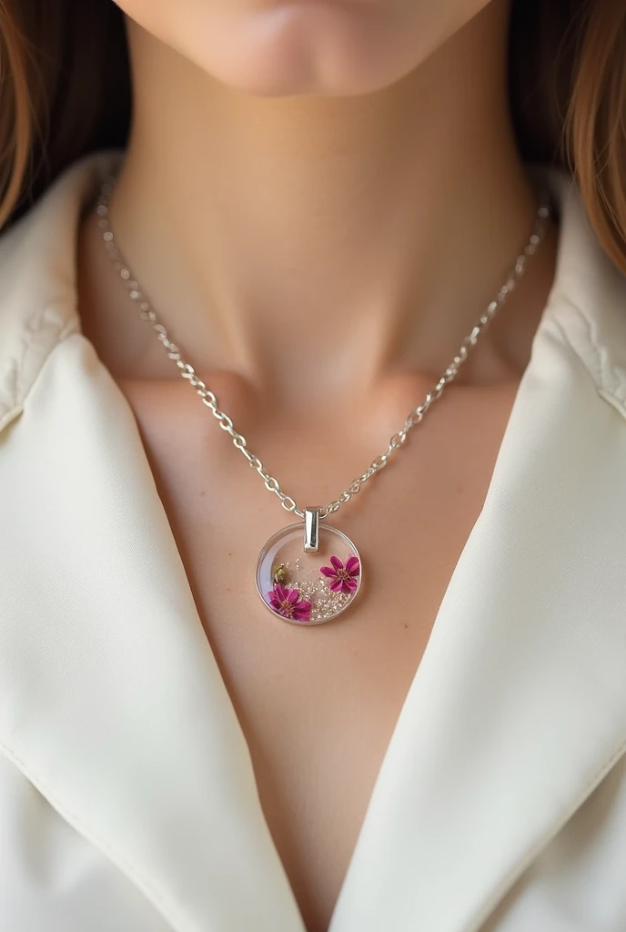 Make resin necklace for beginners