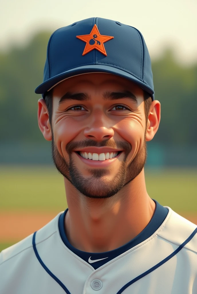 Man, refreshing, 30s, baseball player, kind
