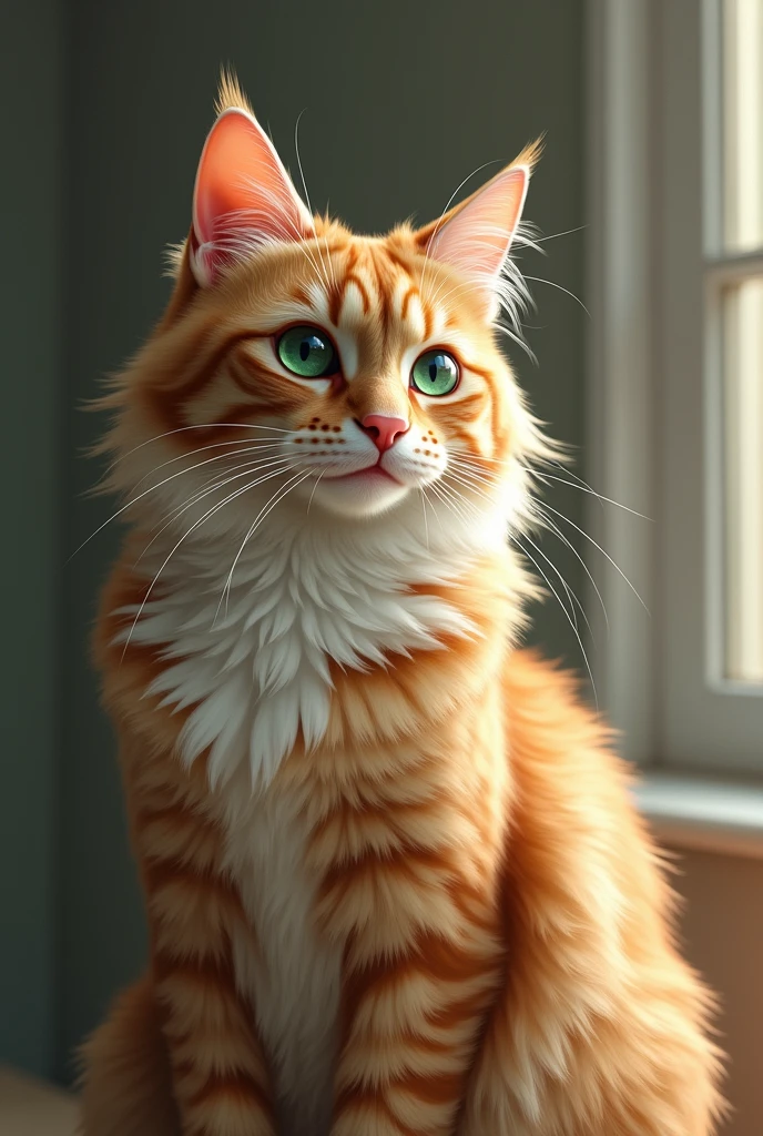 Tanny breed cat named Neron
