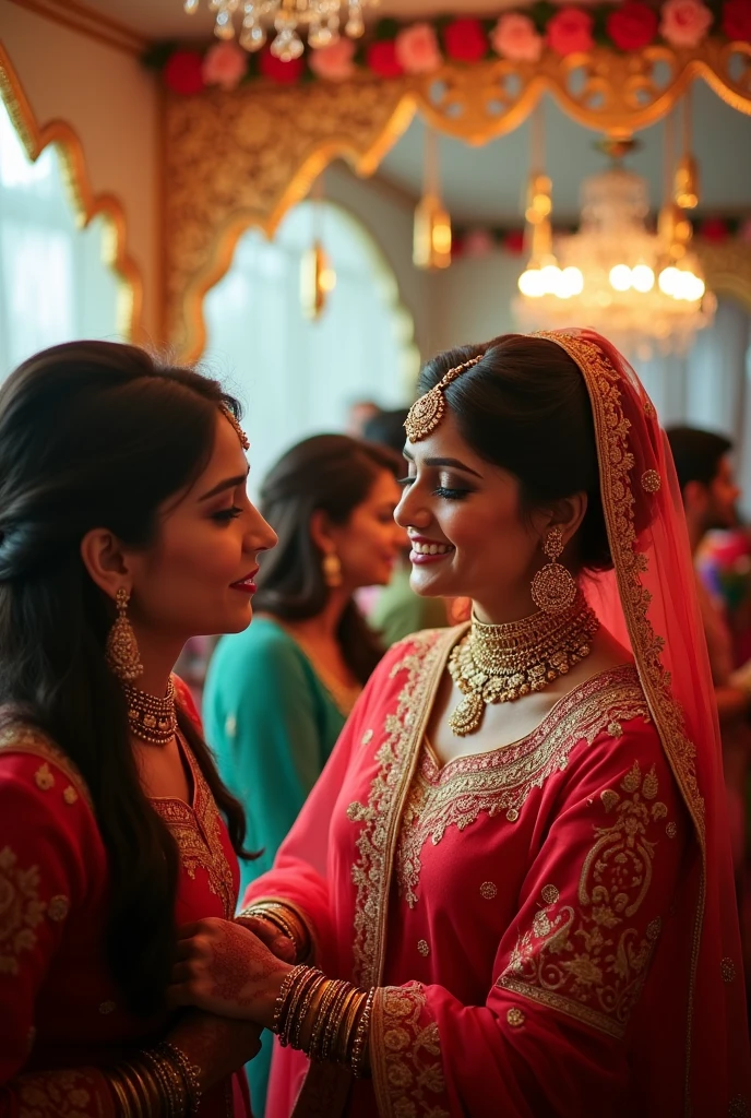 candid shots of Pakistani wedding indoor