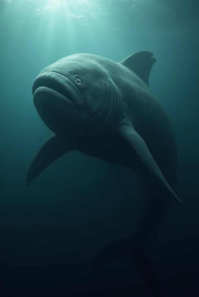 deep sea dark giant fish Real Creepy photograph