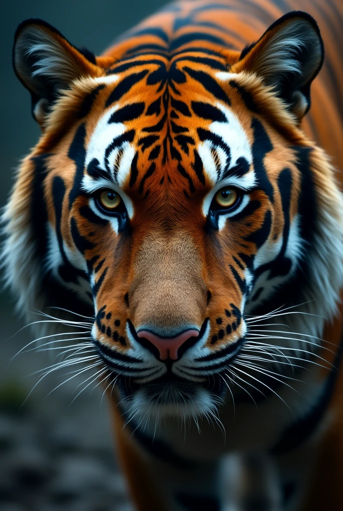 "Tiger eyes 20" Write this with tiger hair.