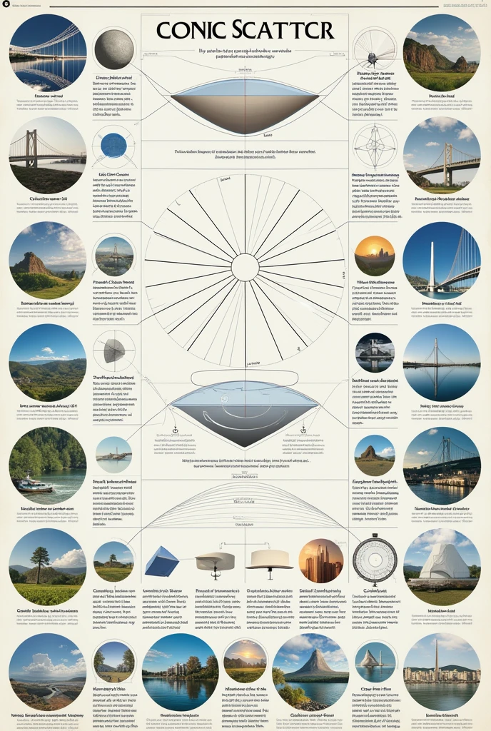 Conic section poster based in real life 