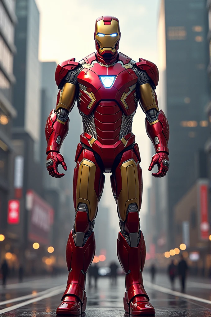 Generate a drawing of iron man