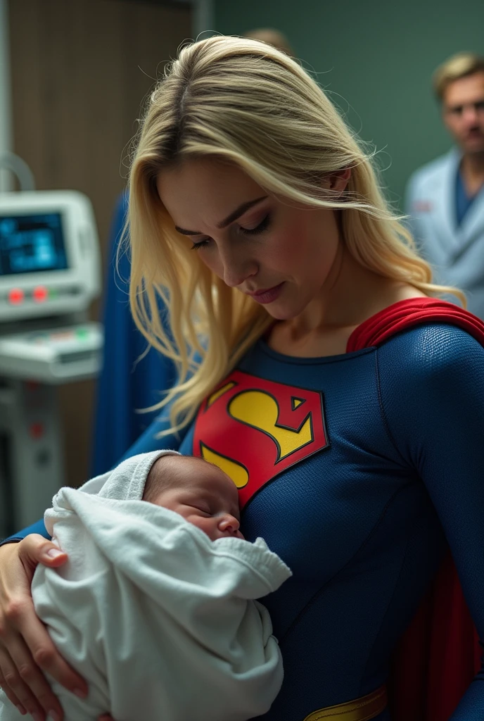 Supergirl giving birth