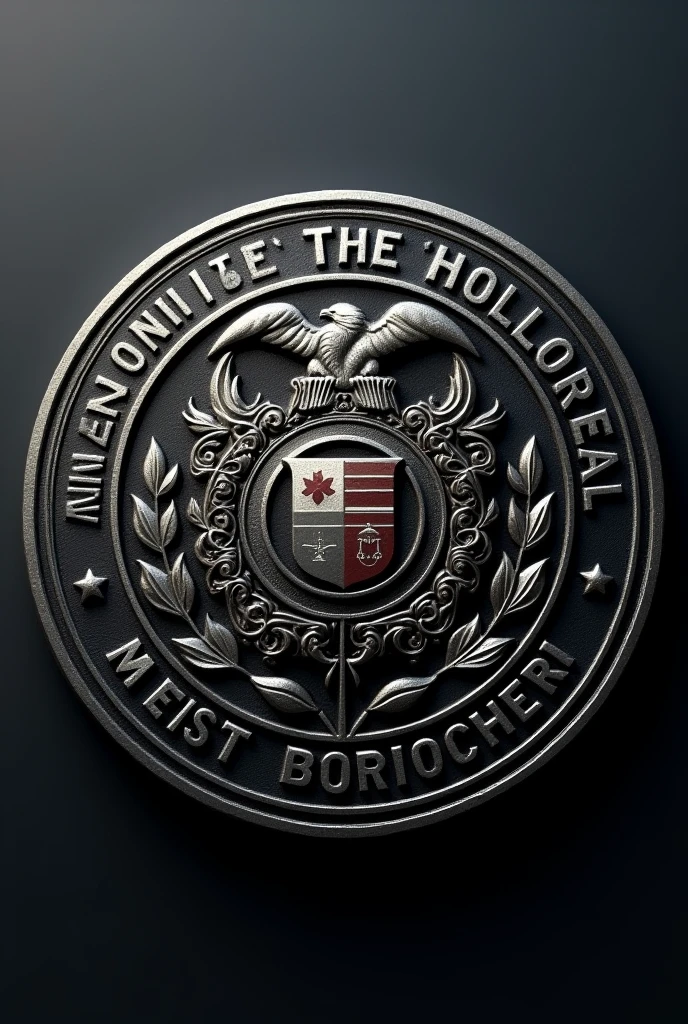 Round badge of the southern municipal police