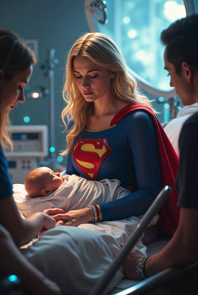 Supergirl giving birth