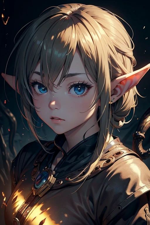 (masterpiece),((ultra-detailed)), (super-resolution),(expressionless), (best quality:1.2), professional photograph, head shot, goblin, monster, hatred, Anime style
