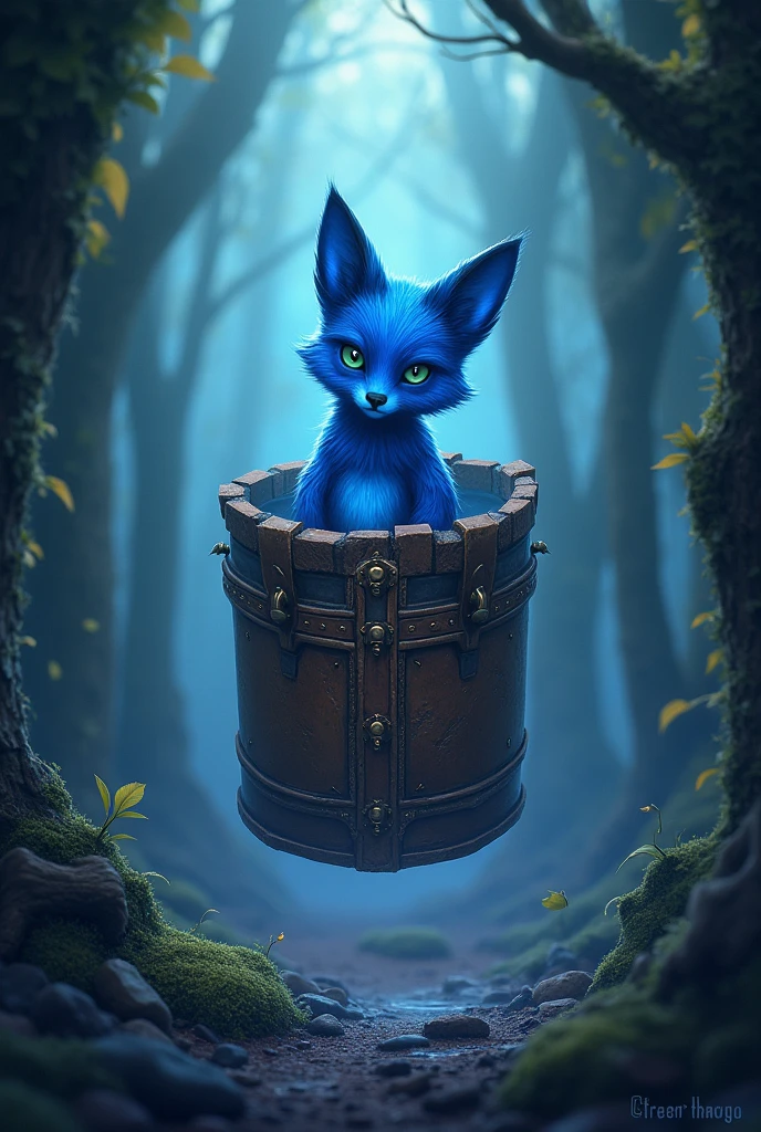 There's a pocket with no blue fox ears