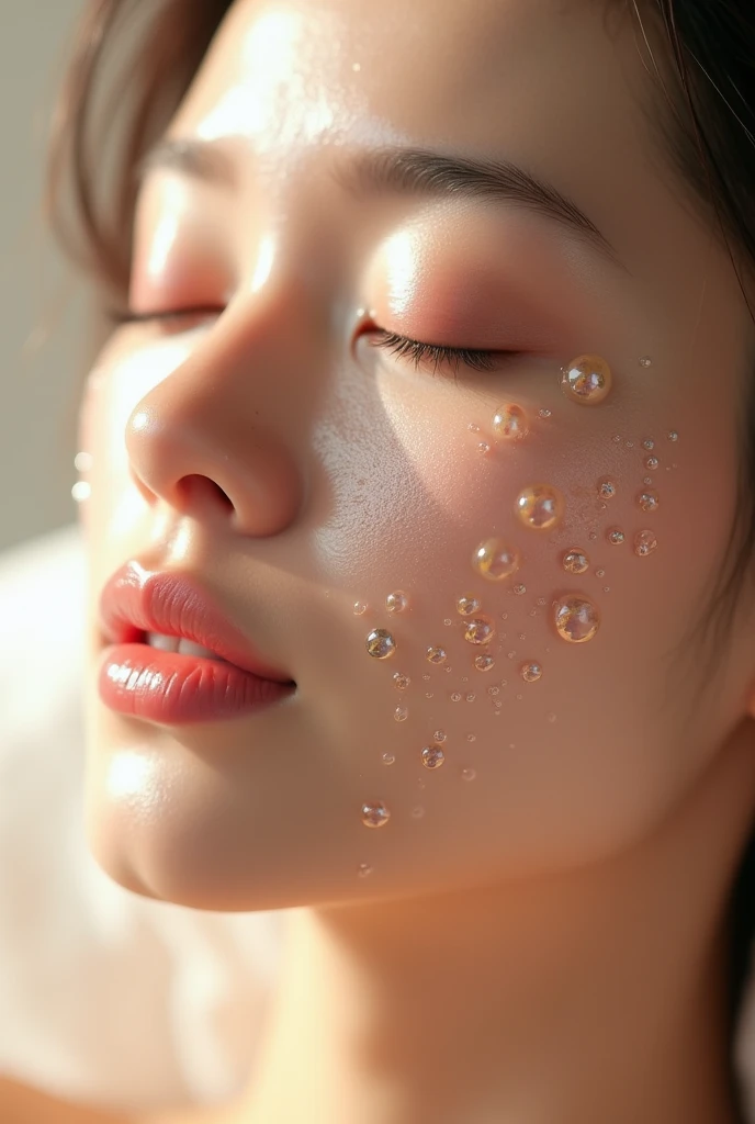 Snail mucin in face