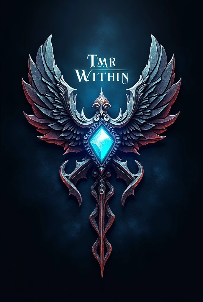 create a logo with the theme of world of Warcraft: The War Within with the text of "team solo wipe"