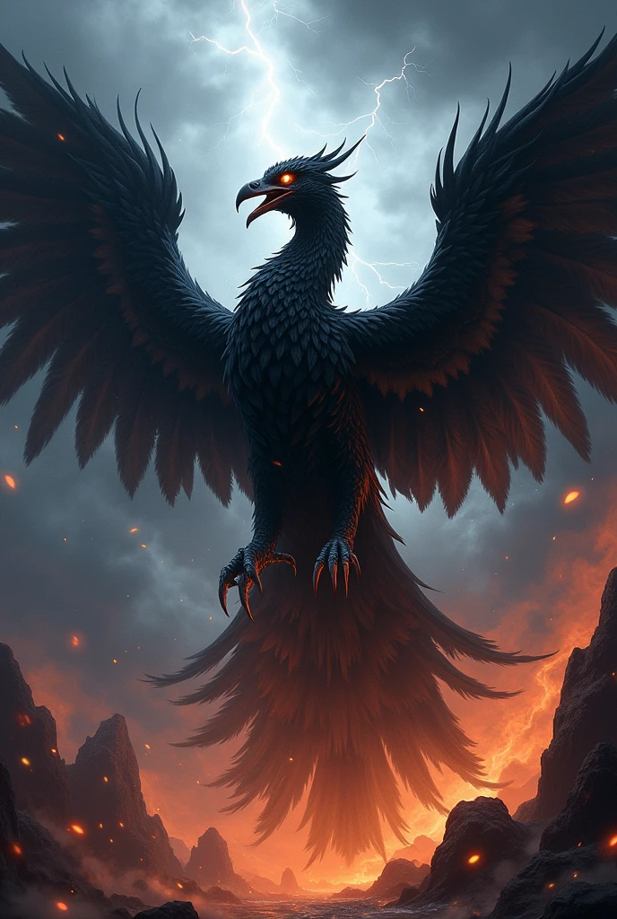 Blacker, fiercer phoenix