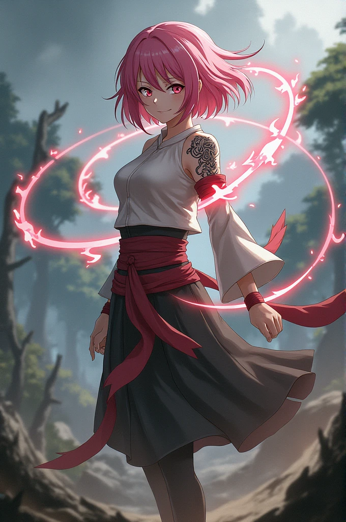 Sakura as a jinchuuriki 