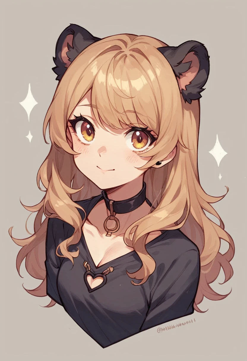 Black Panther woman kind wise Bob Hair cute image kind目