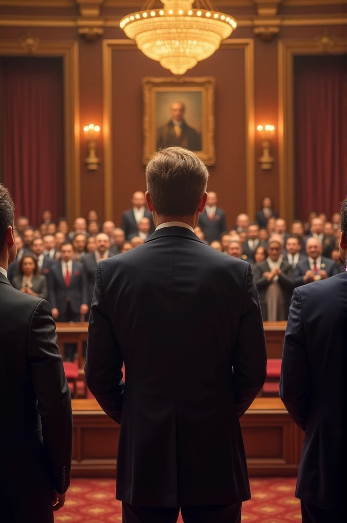 An image that symbolizes the Culture of Recognition and its protocol application in public and private companies and institutions. It shows how in a recognition, decoration or farewell ceremony, the work of collaborators for years of service is appreciated., outstanding merits. Let the image serve as a background for a flyer for the next ceremonial and protocol workshop.