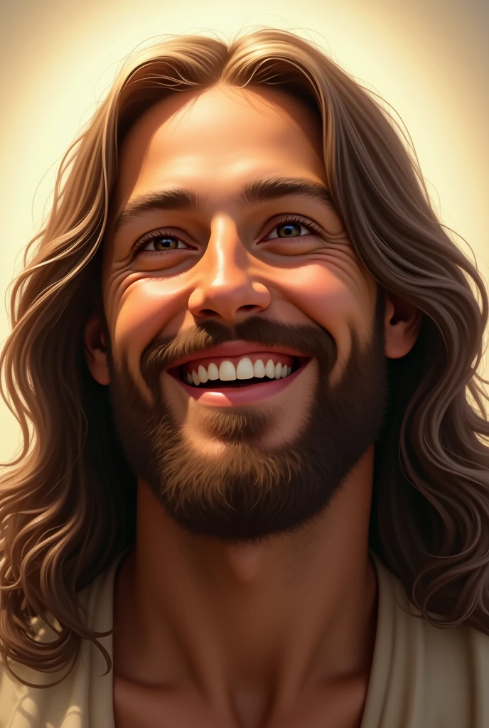 Real jesus christ happy face