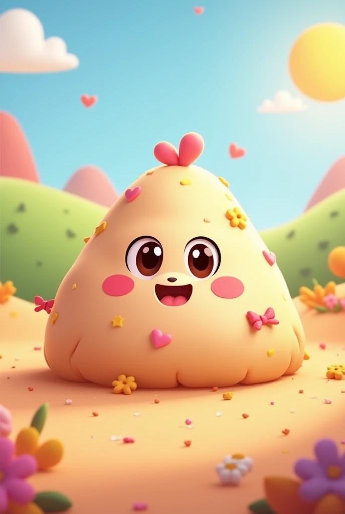 A cartoon crater how representative the baby accessories brand name cuties cub  generate a video