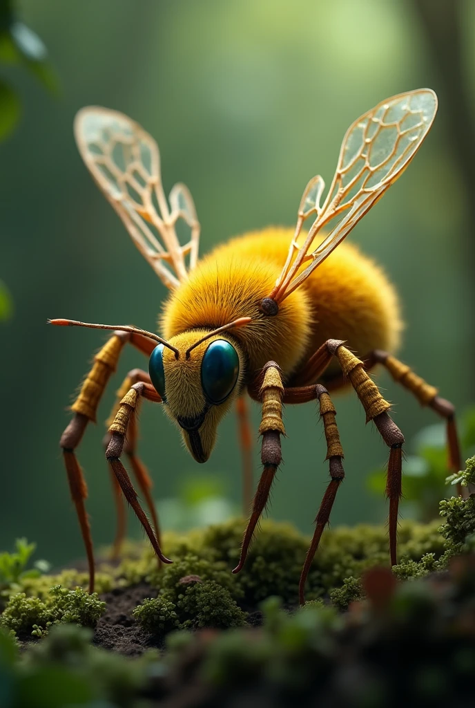 Creature that combines a bee and a spider