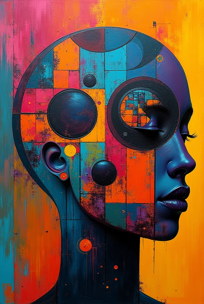 Create a Abstract/Interpretative art about what you feel on differences of culture 
