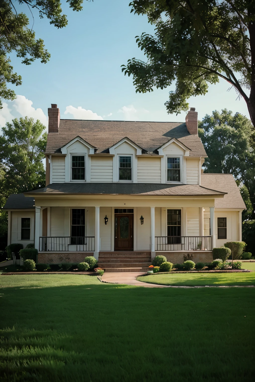 American country style house