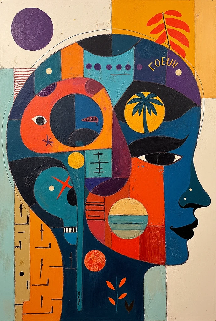 Create an EASY abstract art about your perception, or what i FEEL on differences of each culture (Culture on School, house, etc..)