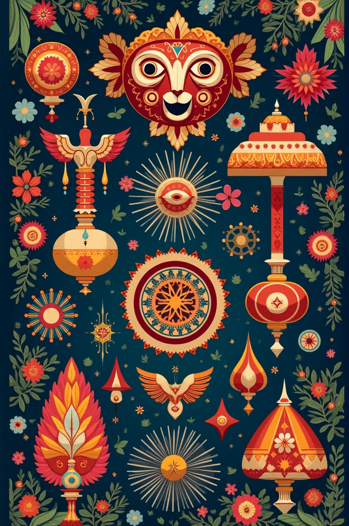 Create an Infographic that will showcase the art work in the Philippines (shape, color, lighting)