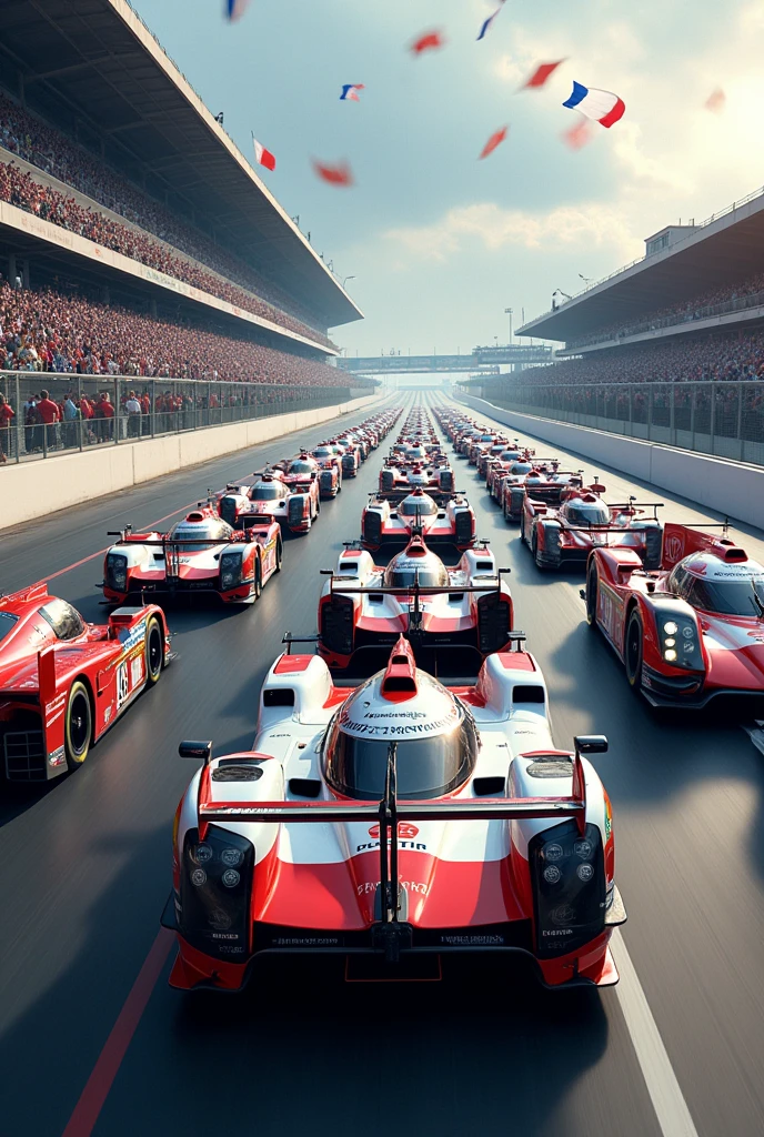 24 Hours Of Le Mans race start