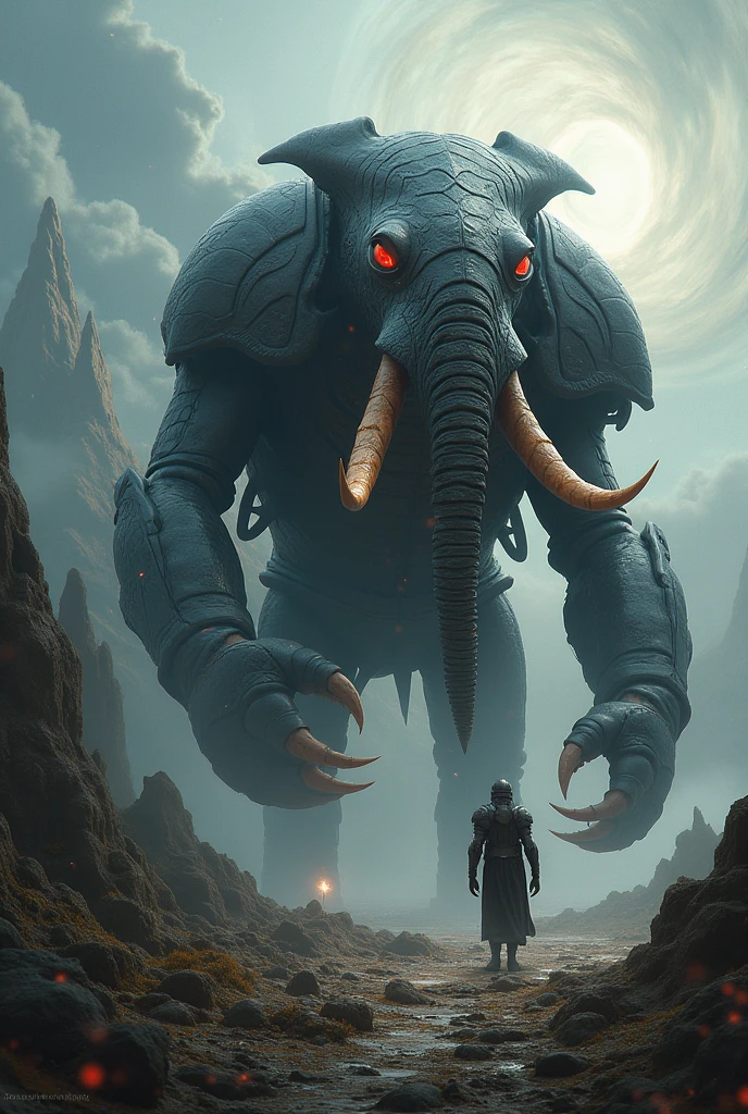 scorpion elephant fusion creature 