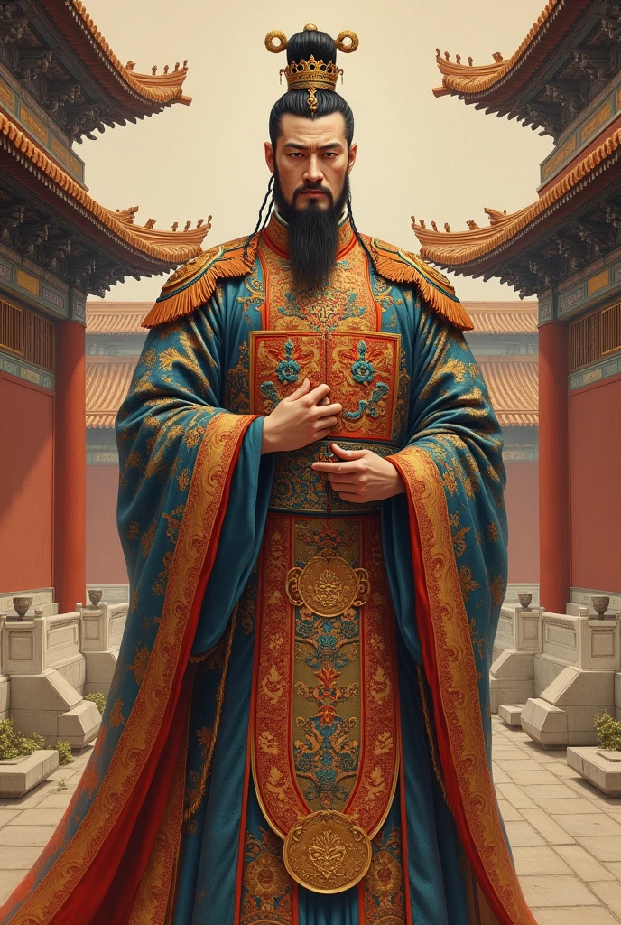 An qing emperor