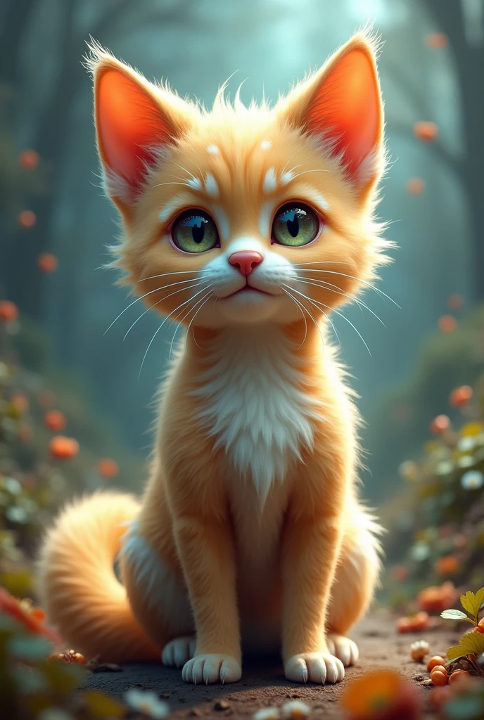 A cat & dog mix