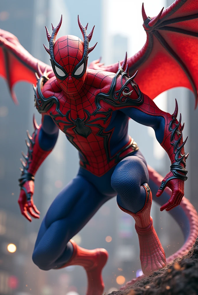 Dragon costume spiderman