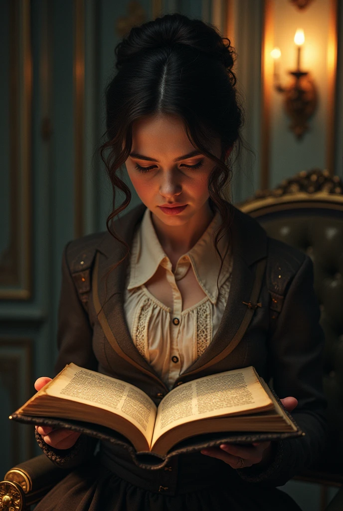 As Emily reads the diary, she finds a disturbing entry detailing a secret meeting between Lady Eliza and someone she trusted. The entry mentions a hidden room in the manor where they were to meet. Emily must now search for this concealed space to find out what transpired and how it might explain Lady Eliza's disappearance.