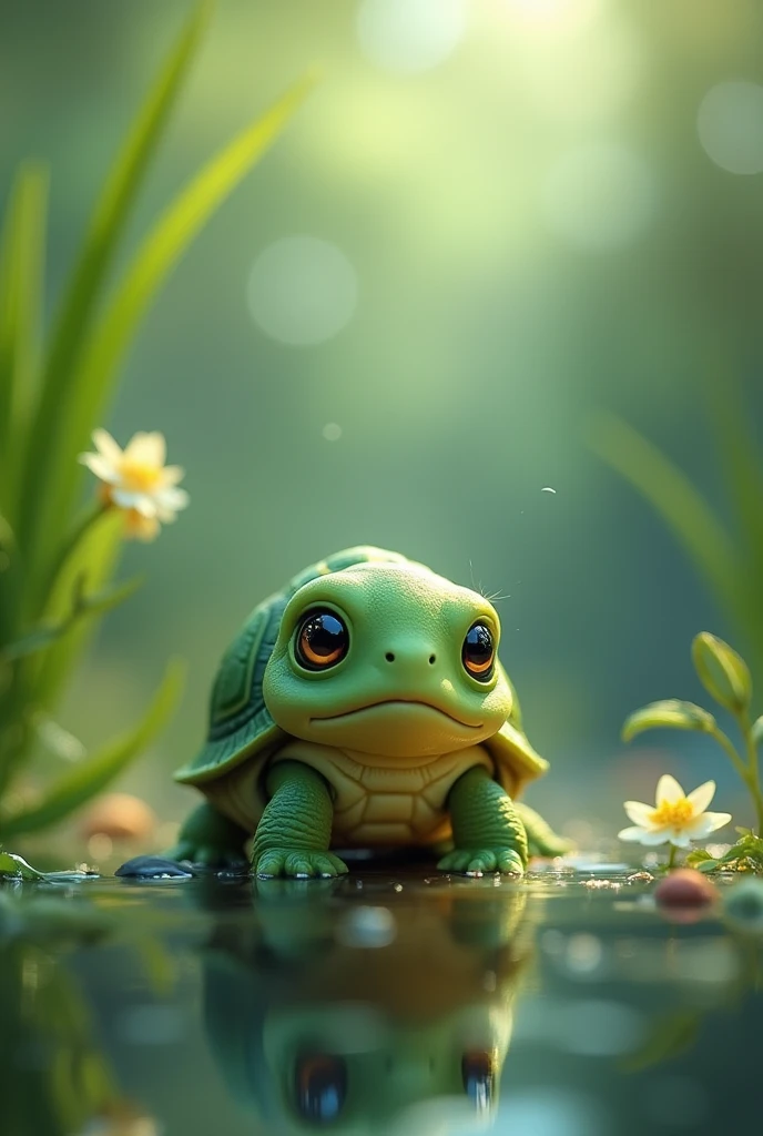 Une tortue mignone
