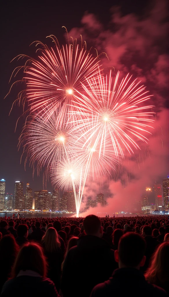 Japan Fireworks Festival;Prosperous city crowds