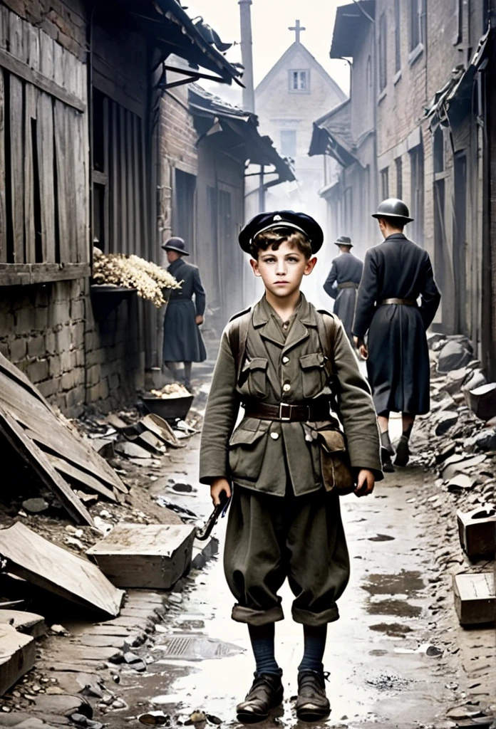 Second World War、Poor life、boy、Jew