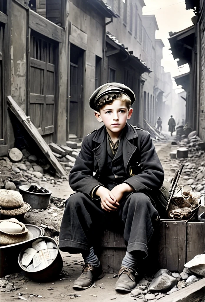 Second World War、Poor life、boy、Jew