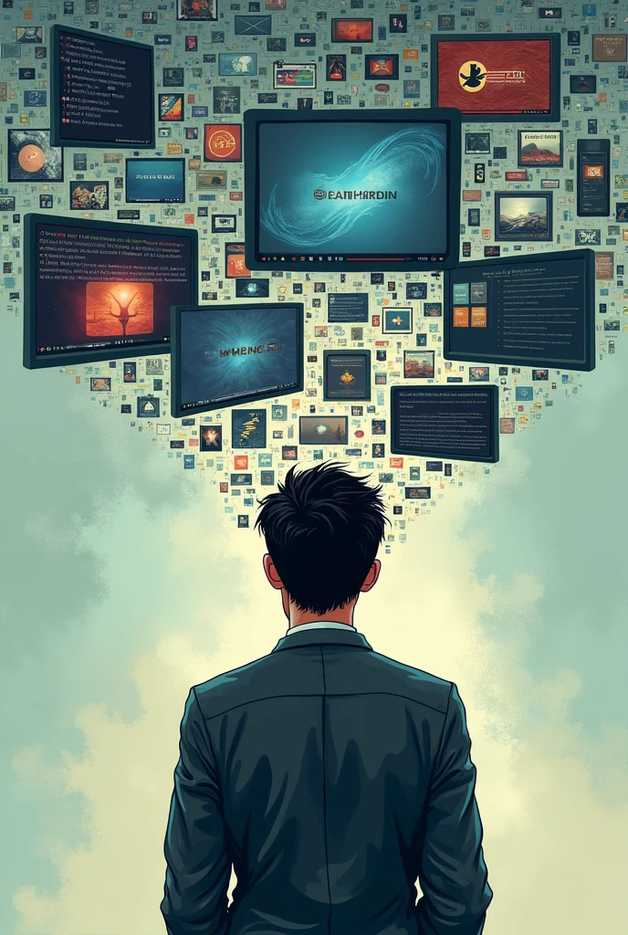 Make me a art about media literacy
